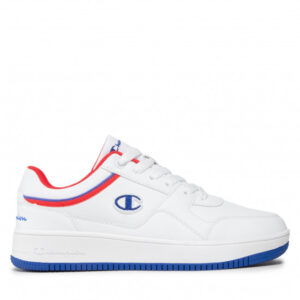 Sneakersy Champion - Rebound Low S21905-CHA-WW007 Wht/Rbl/Red