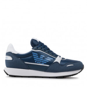 Sneakersy Emporio Armani - X3X058 XN313 S124 Blue/Op. White/Blu