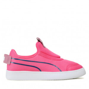 Sneakersy Puma - Courtflex v2 Slip On Ps 374858 12 Sunset Pink/Sodalite Blue