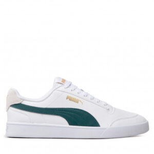 Sneakersy PUMA - Shuffle 309668 22 Puma White/Varsitygreen/Gold