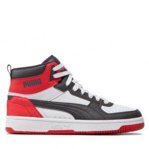 Sneakersy Puma - Rebound Joy 374765 19 Puma White/Asphalt/Red