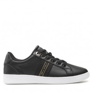 Sneakersy Tommy Hilfiger - Signature Webbing Court Sneaker FW0FW06803 Black BDS