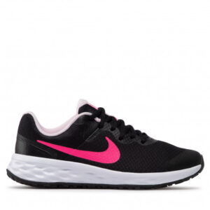 Buty Nike - Revolution 6 Nn (GS) DD1096 007 Black/Hyper Pink/Pink Foam
