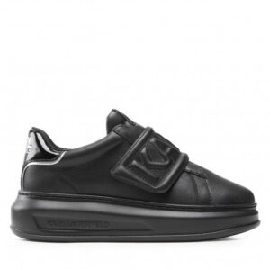 Sneakersy KARL LAGERFELD - KL62537 Black Lthr/Mono