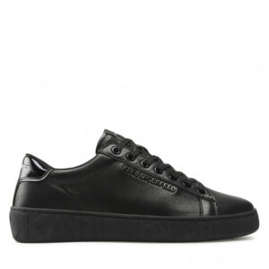 Sneakersy KARL LAGERFELD - KL51019 Black Lthr/Mono