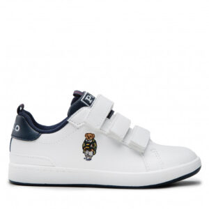 Sneakersy Polo Ralph Lauren - Heritage Court Bear Ez RF103795 S White/Navy