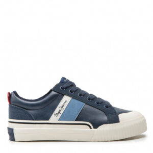 Sneakersy Pepe Jeans - Ottis Casual Boy PBS30542 Navy 595
