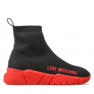 Sneakersy LOVE MOSCHINO - JA15343G1FIZ400A Nero/Rosso