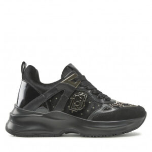 Sneakersy Liu Jo - Lily 10 BF2021 TX064 Black/Gold 01040