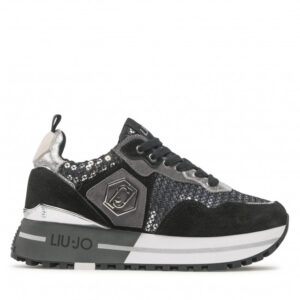 Sneakersy LIU JO - Maxi Wonder 01 BF2095 PX242 Black/Silver 01039