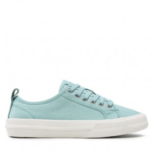 Tenisówki CLARKS - Roxby Lace 26164981 Turquoise Canvas