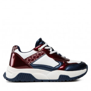 Sneakersy TOMMY HILFIGER - Low Cut Lace-Up Sneaker T3A9-32359-1447 S Blue/Bordeaux/White Y982