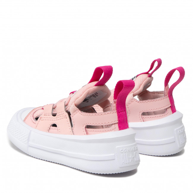 Sandały Converse - Ultra Sandal Slip A01220C Storm Pink/Pink Zest/White różowe