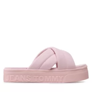 Klapki Tommy Jeans - Fltfrm Sandal EN0EN02116 Misty Pink