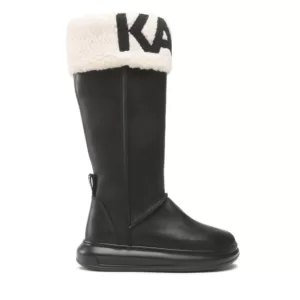 Kozaki Karl Lagerfeld - KL44580 Black Lthr