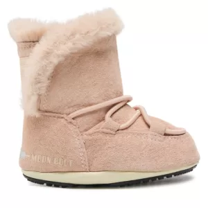 Śniegowce Moon Boot - Crib Suede 34010300003 M Pale Pink