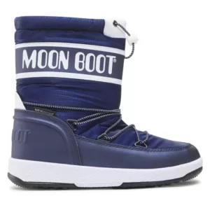 Śniegowce Moon Boot - Jr Boy Sport 34052700 Blue Navy/White