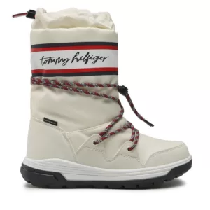 Śniegowce Tommy Hilfiger - Snow Boot T3A6-32436-1485 S White 100