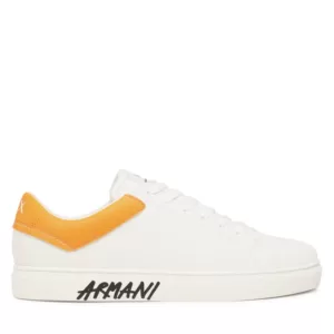 Sneakersy Armani Exchange - XUX145 XV598 K529 Off White/Orange