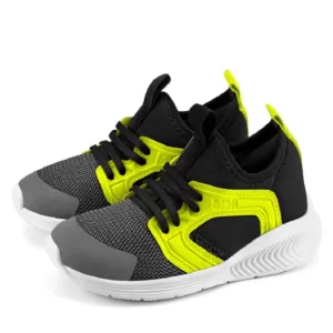Sneakersy Bibi - Fly Baby 1186025 Graphite/Black/Yellow Fluor