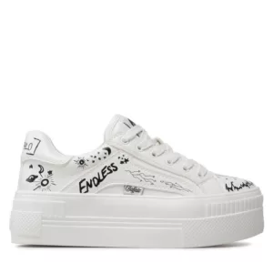 Sneakersy Buffalo - Paired Laceup Lo BN1630790 White Graffiti