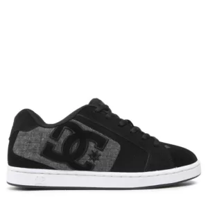 Sneakersy DC - Net 302361 Black/Black/Dk Grey (BKD)