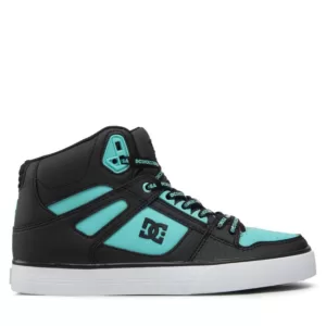 Sneakersy DC - Pure High-Top Wc Se Sn ADYS400093 Black/Blue Atoll(B12)