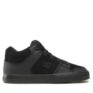 Sneakersy DC - Pure Mid ADYS400082 Black/Black/Gum (Kkg)