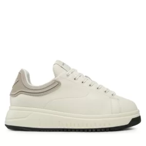 Sneakersy Emporio Armani - X4X264 XN001 S137 Off White/Silverclou