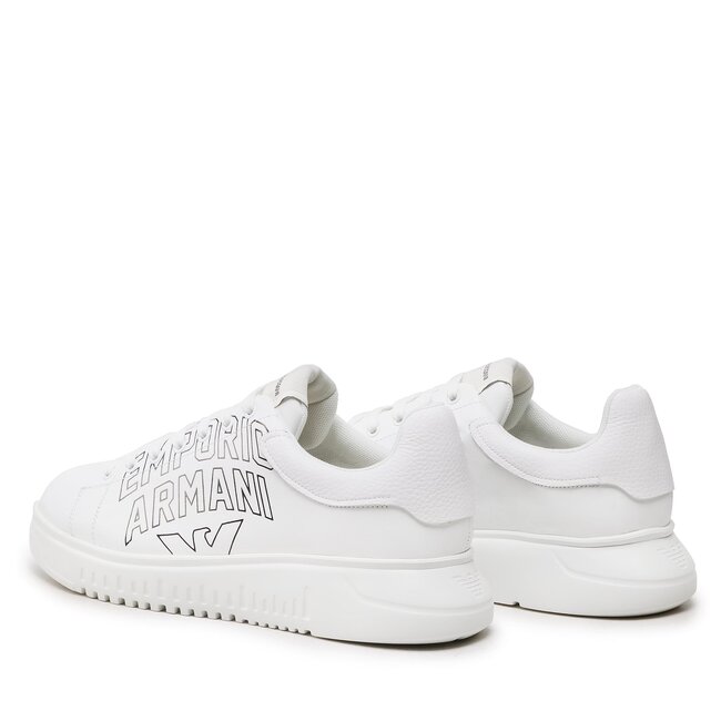 Sneakersy Emporio Armani - X4X264 XN732 A222 White/White białe