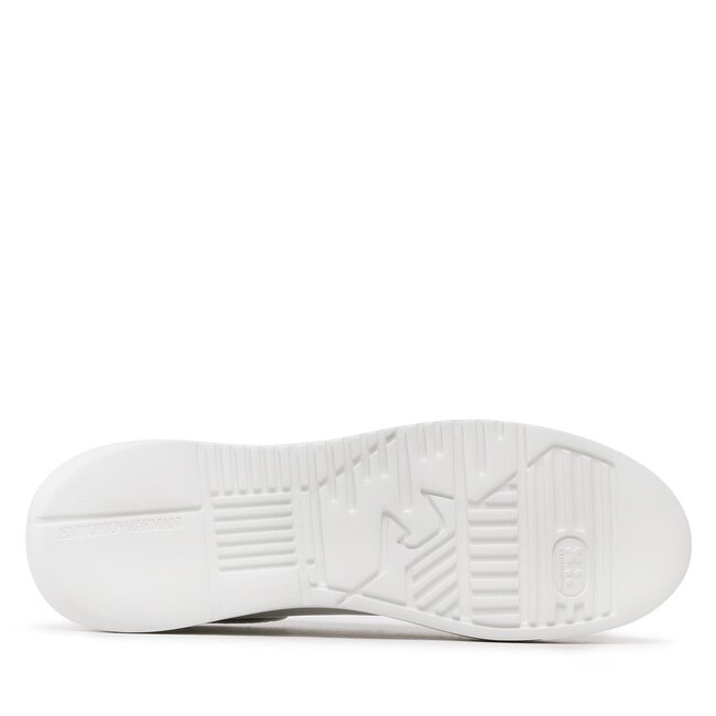 Sneakersy Emporio Armani - X4X264 XN732 A222 White/White białe