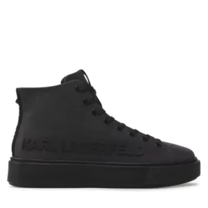 Sneakersy KARL LAGERFELD - KL52255I Black Lthr w/Iridescent