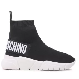 Sneakersy LOVE MOSCHINO - JA15493G1GIZE000 Nero/Bianco