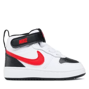 Sneakersy Nike - Court Borough Mid 2 (TDV) CD7784 110 White/University Red/Black