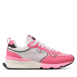 Sneakersy Pepe Jeans - Brit Pro Neon W PLS31460 Neon Pink 335