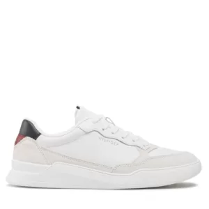 Sneakersy Tommy Hilfiger - Elevated Cupsole Leather Mix FM0FM04358 White YBR
