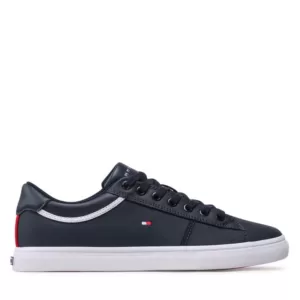 Sneakersy Tommy Hilfiger - Iconic Leather Vulc Punched FM0FM04166 Desert Sky DW5