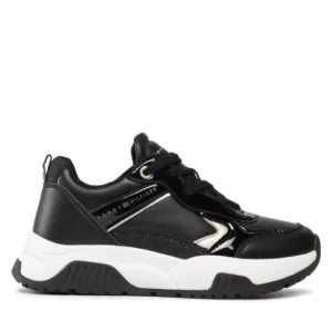 Sneakersy Tommy Hilfiger - Low Cut Lace Up T3A9-32358-1434 S Black/Platinum X208