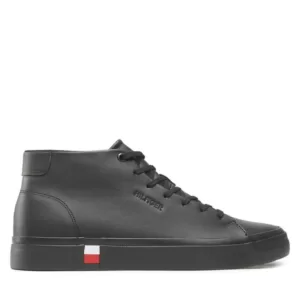 Sneakersy Tommy Hilfiger - Modern Vulc Hi Corporate Lea FM0FM04352 Black BDS