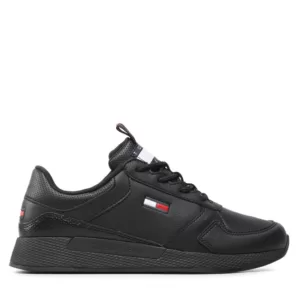 Sneakersy Tommy Jeans - Flexi Runner Ess EM0EM01080 Black BDS
