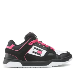 Sneakersy Tommy Jeans - Wmn Skate Low EN0EN02053 Black 0GJ