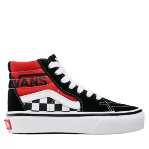 Sneakersy Vans - Sk8-Hi VN000D5F4581 Logo Black/Red