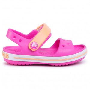 Sandały CROCS - Crocband Sandal Kids 12856 Electric Pink/Cantaloupe