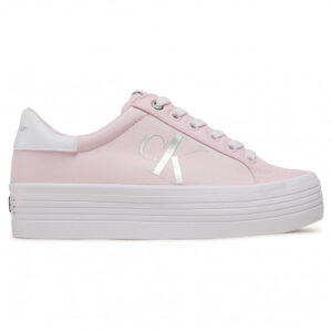 Sneakersy CALVIN KLEIN - Vulcanized Flatform Laceup Ny YW0YW00067 Pearly Pink TN9