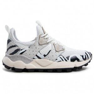 Sneakersy FLOWER MOUNTAIN - Corax 0012015672.05.1N20 White/Black