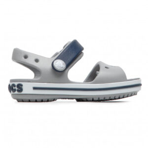 Sandały Crocs - Crocband Sandal 12856 Light Grey/Navy