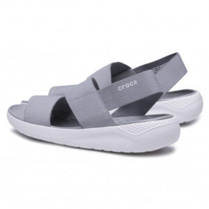 Sandały CROCS - Literide Stretch Sandal W 206081 Light Grey/White