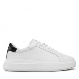 Sneakersy Calvin Klein - Low Top Lace Up HM0HM00292 White/Black 0K6