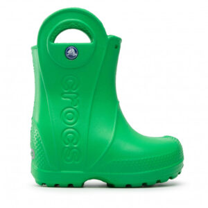 Kalosze Crocs - Handle It Rain Boot Kids 12803 Grass Green