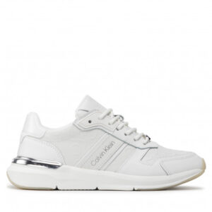 Sneakersy CALVIN KLEIN - Flexi Runner Lace Up-Mn Hf Mix HW0HW00872 Ck White YAF